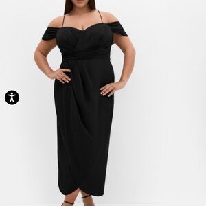City Chic Black Entwine Dress